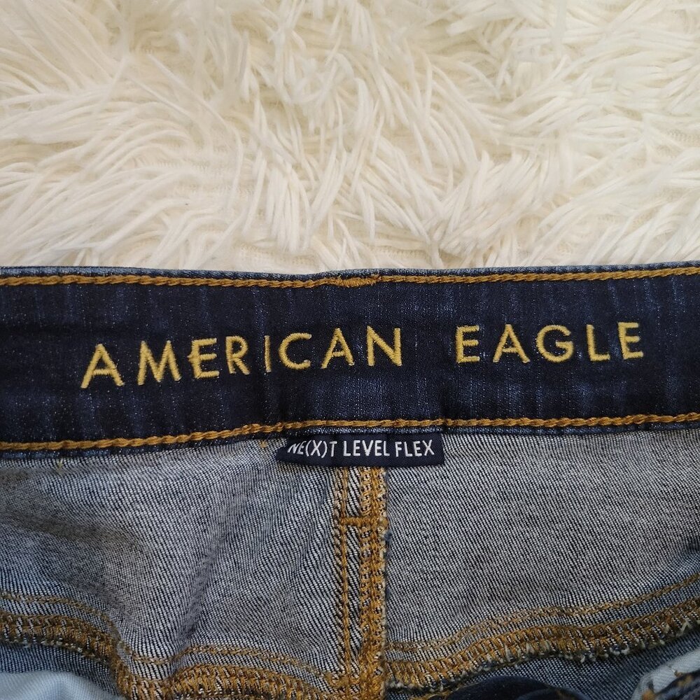 American Eagle Men Next Level Flex Slim Blue Jeans Size 34W x 30L - Picture 7 of 9